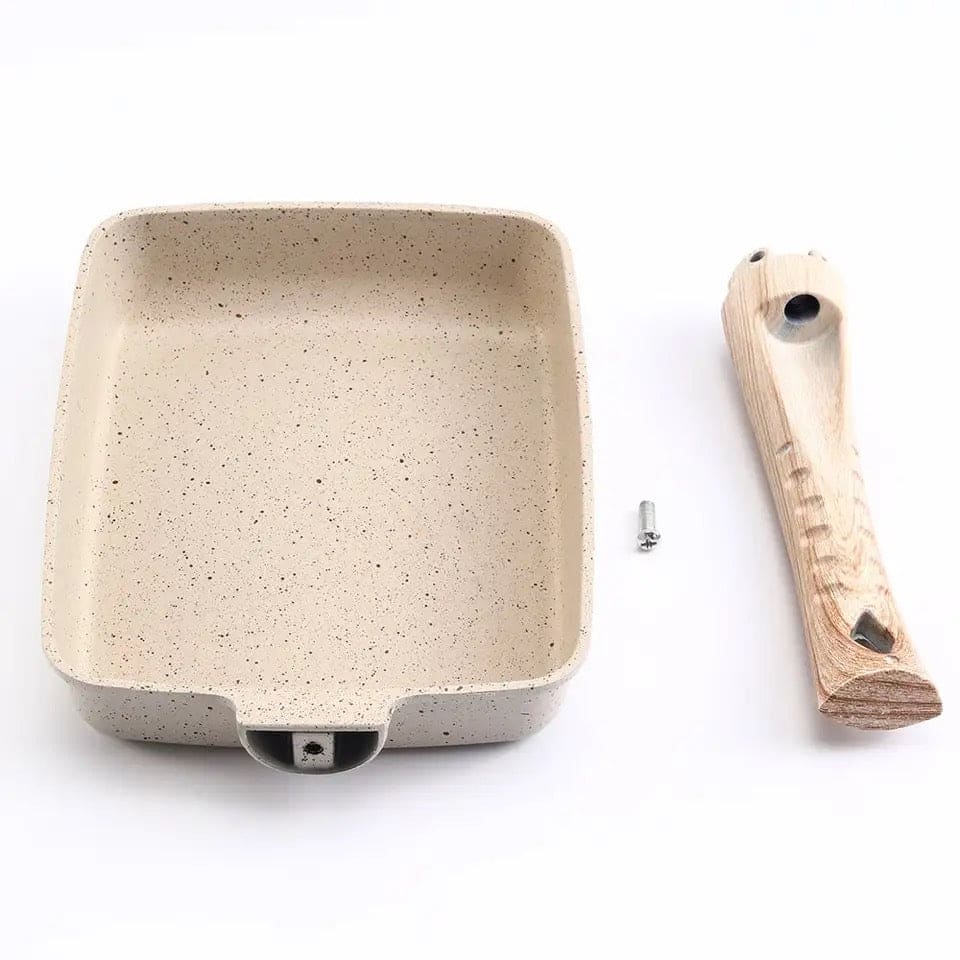 Square Ceramic Frying Pan, Durable Stone Frying Pan, Wooden Handle Square Frying Pan, Omelette Non Stick Fry Egg Kitchen Breakfast Maker, Square Thick Frying Tool, Anti Slip Tamagoyaki Pan, Square Egg Pan, Daily Cookware Gadget, Home Kitchen Items Square Ceramic Frying Pan, Durable Stone Frying Pan, Wooden Handle Square Frying Pan, Omelette Non Stick Fry Egg Kitchen Breakfast Maker, Square Thick Frying Tool, Anti Slip Tamagoyaki Pan, Square Egg Pan, Daily Cookware Gadget, Home Kitchen Items